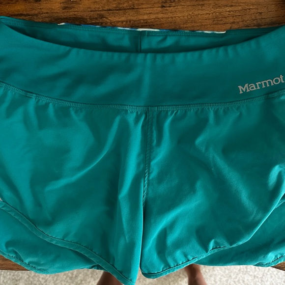 Marmot Turquoise Active Shorts - Picture 1 of 6